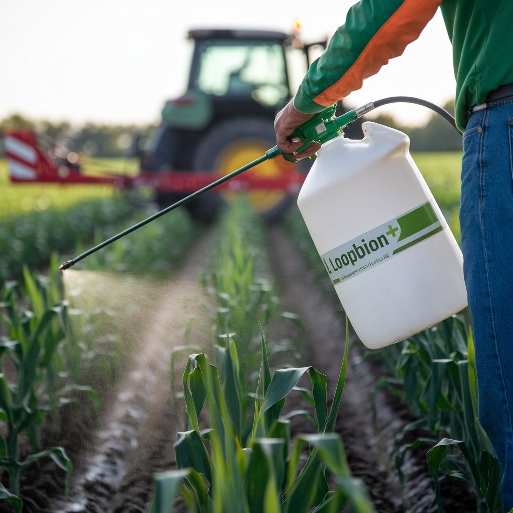 a-photo-of-a-farmer-spraying-loopbion-on_DTQEiHOXTx-q30RTGI97Ow_yJv0QHxNRIyBOdTP4eTH7Q